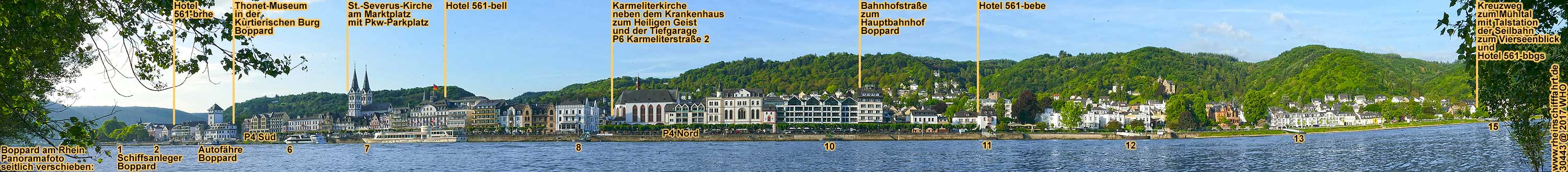 Urlaub ber Weihnachten in Boppard am Rhein, Weihnachtskurzreise im Rheintal, inmitten vom UNESCO-Weltkulturerbe Mittelrhein