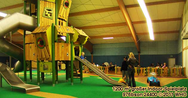 1200 m Indoor-Spielplatz beim Urlaub ber Ostern in Unterfranken. Familien-Oster-Arrangement in Bad Kissingen an Frnkischer Saale und Rhn in Franken.